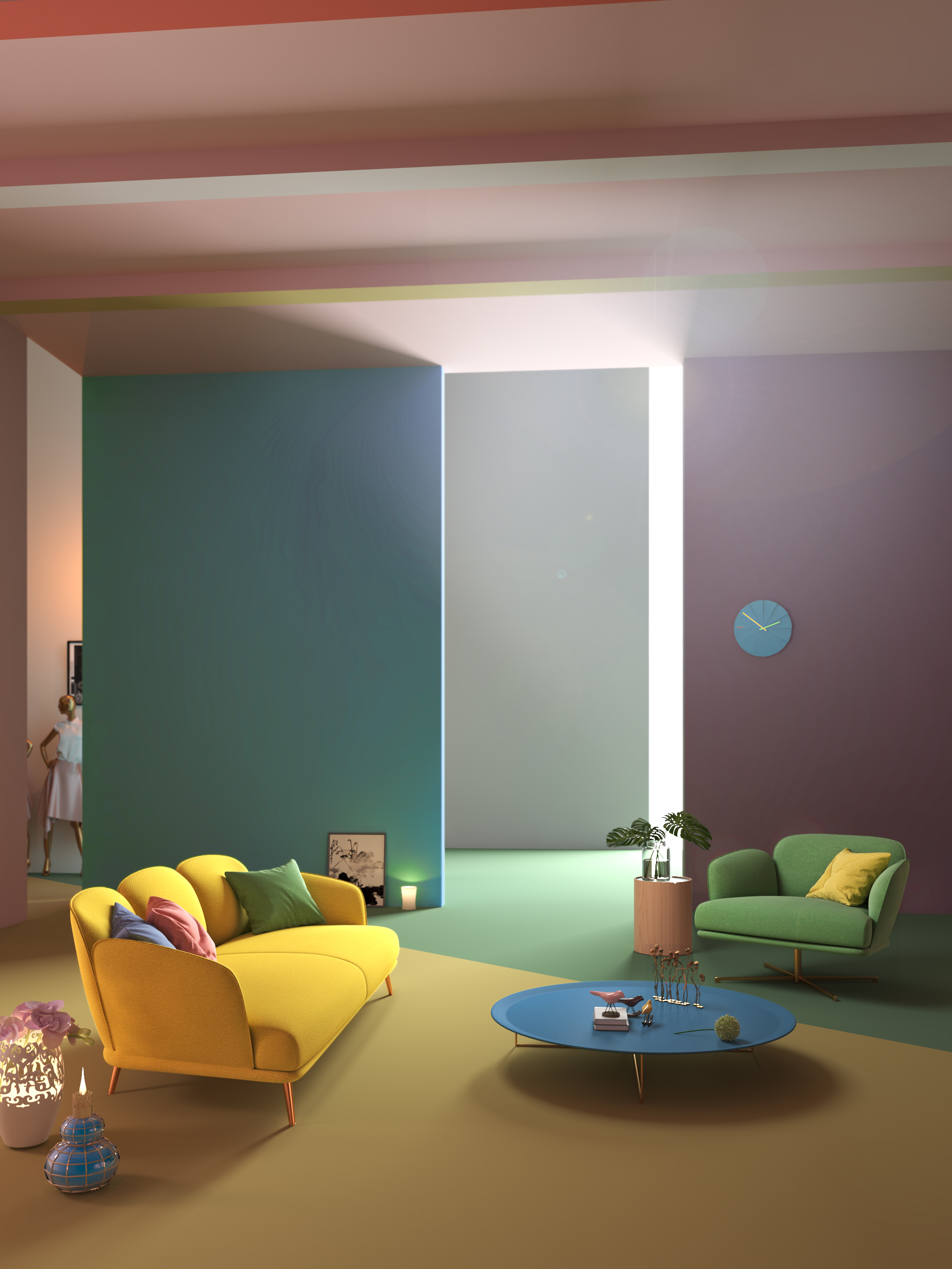 Home Furnishing，furniture，sofa，Fabric sofa，Ins，Ins wind，With Nordic simple style furniture as the keynote, supplemented by，