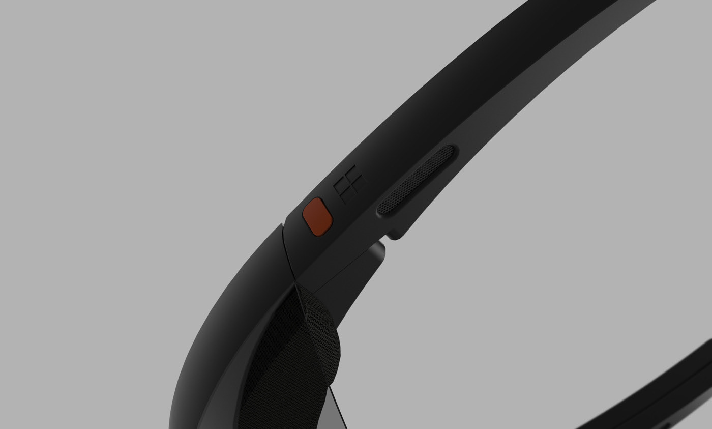 black，Dynamic image design，industrial design，Holographic lens，Microsoft，