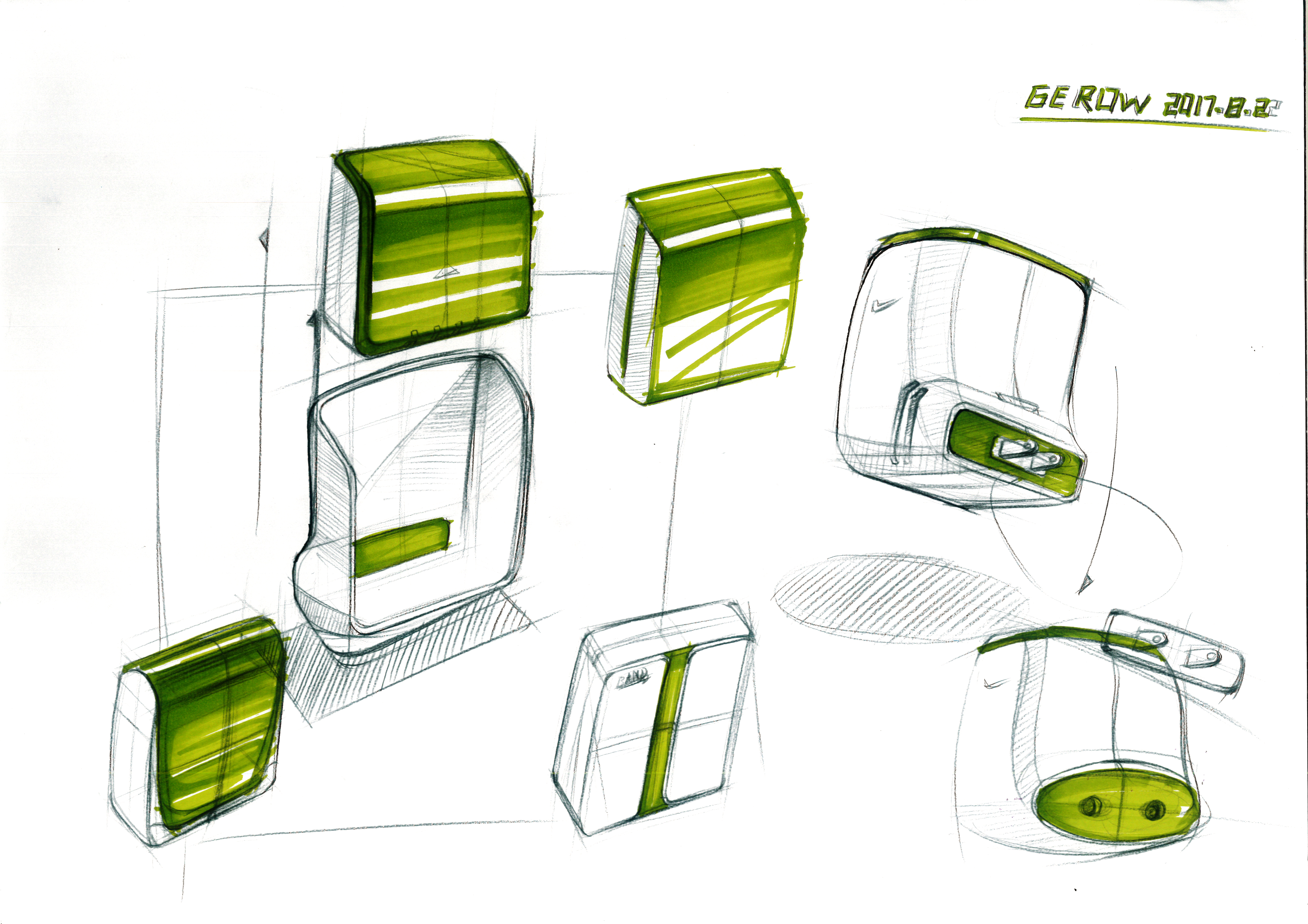 Hand drawn products，