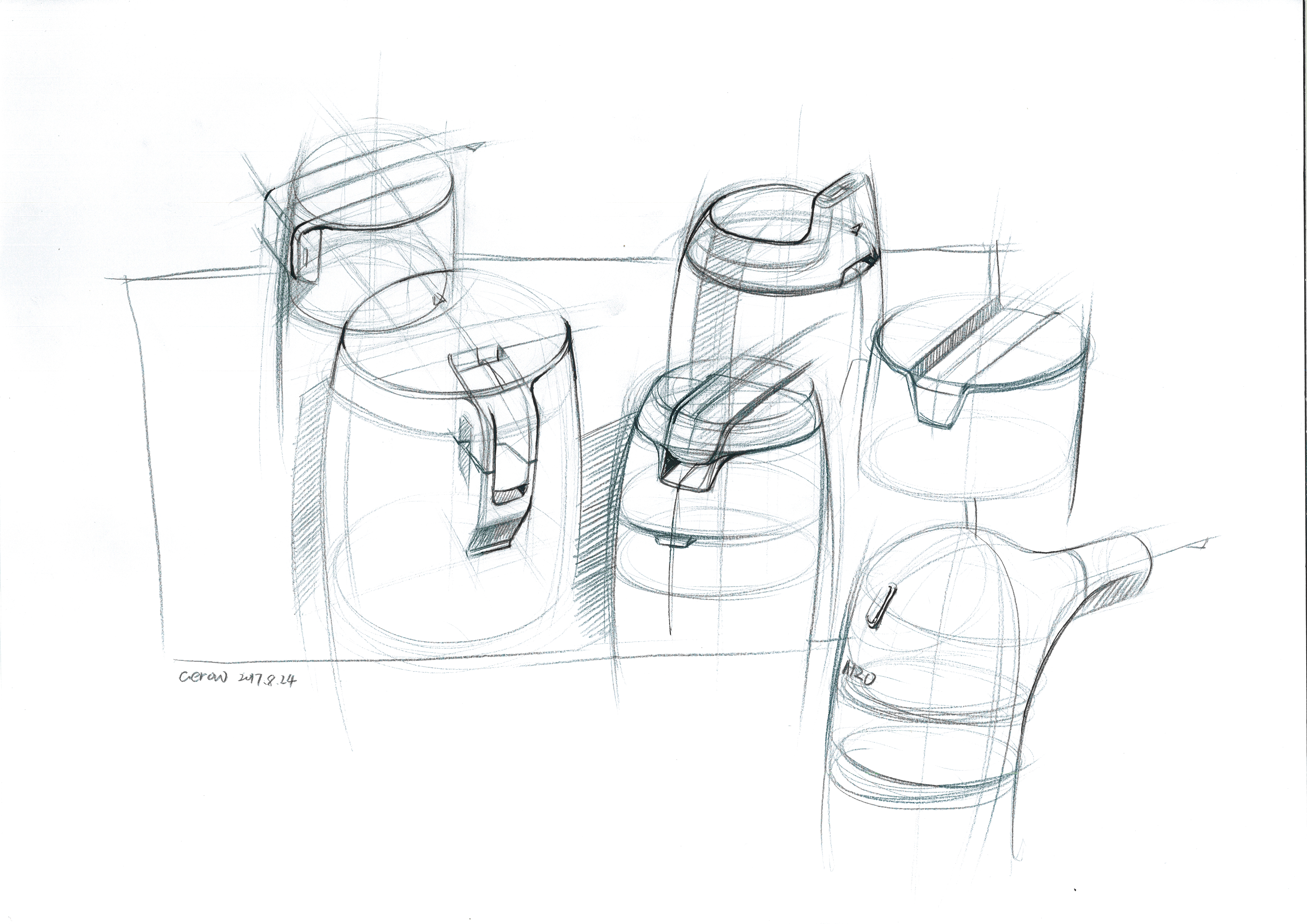 Hand drawn products，