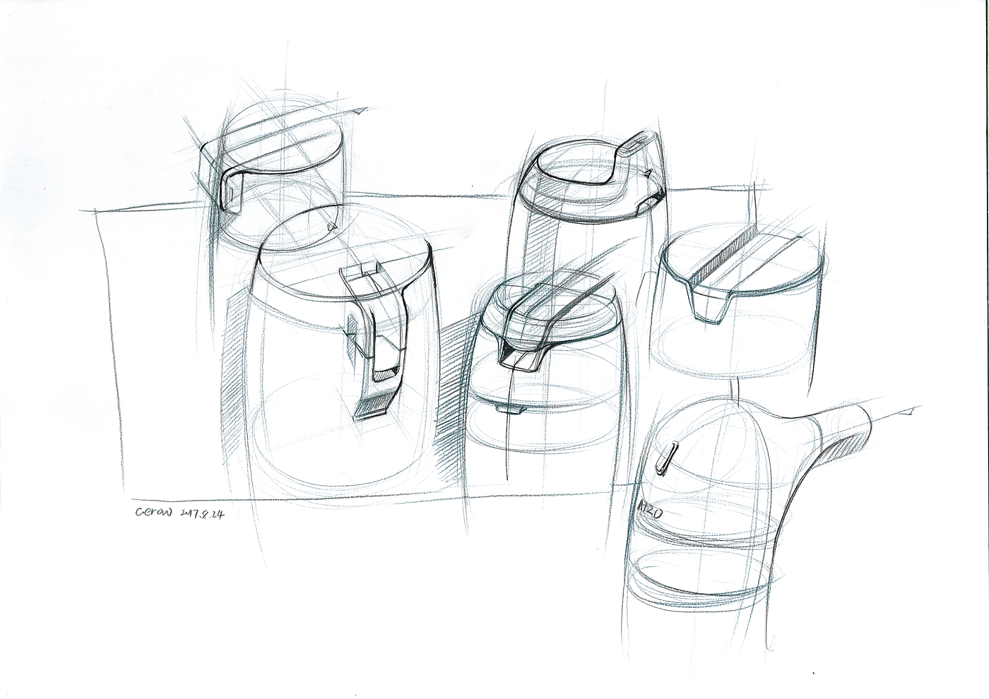 Hand drawn products，
