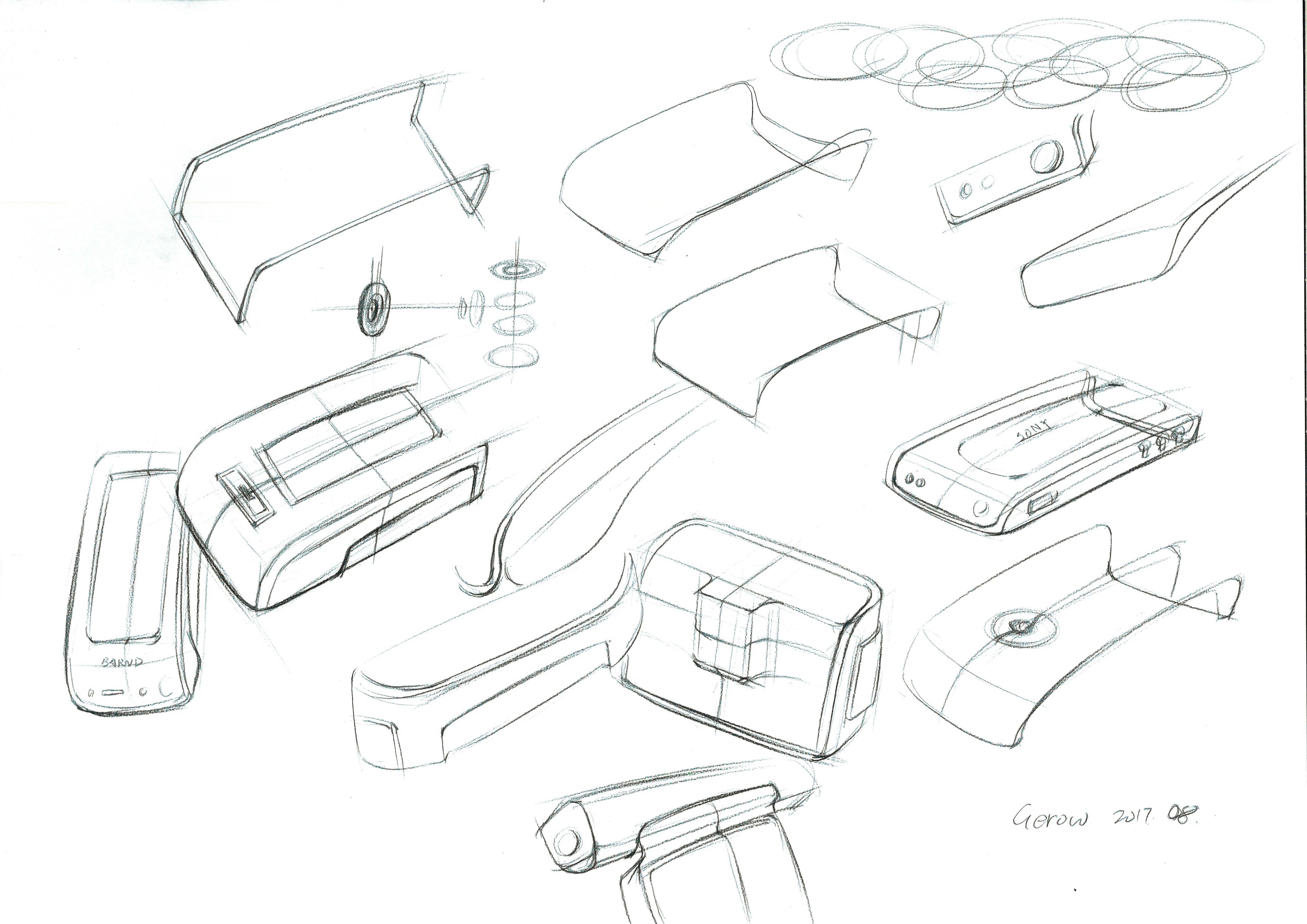 Hand drawn products，