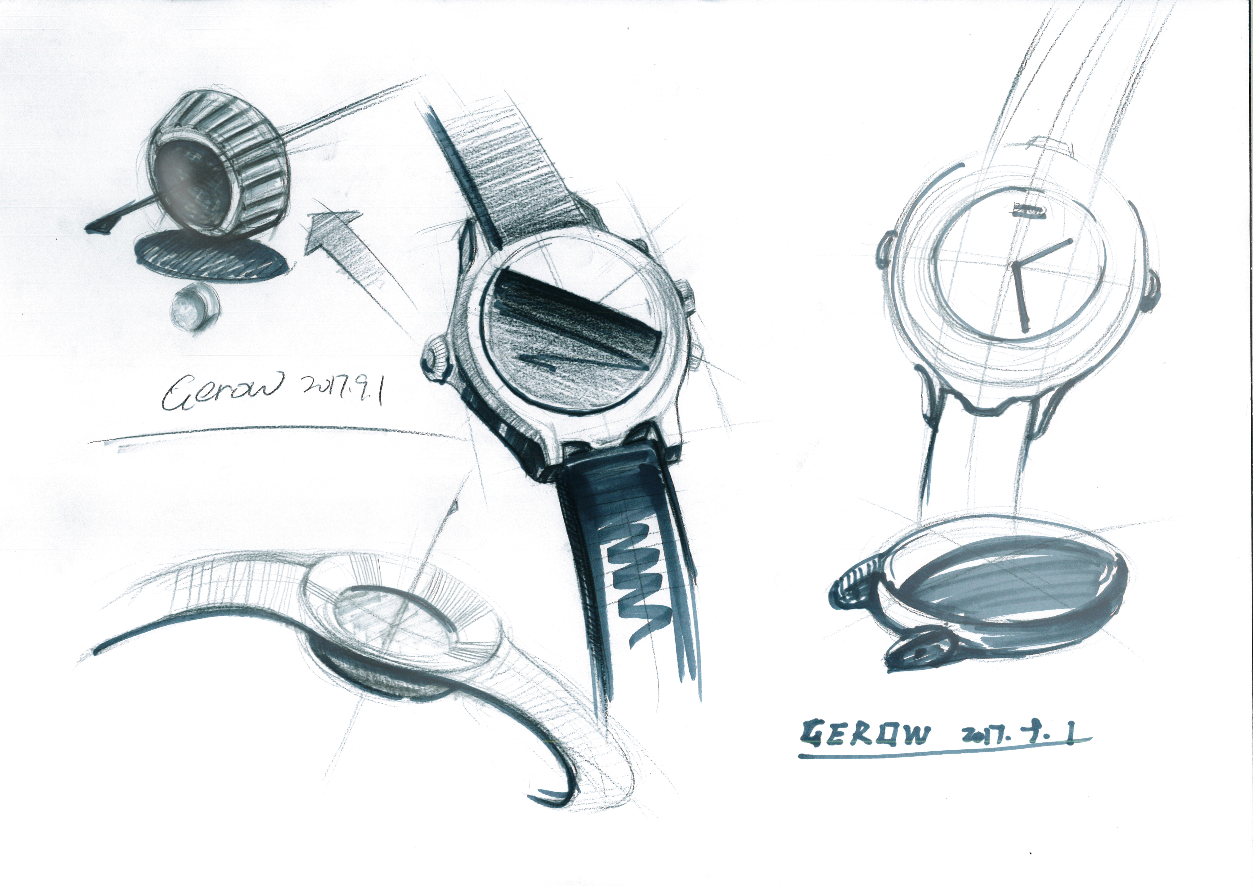 Hand drawn products，