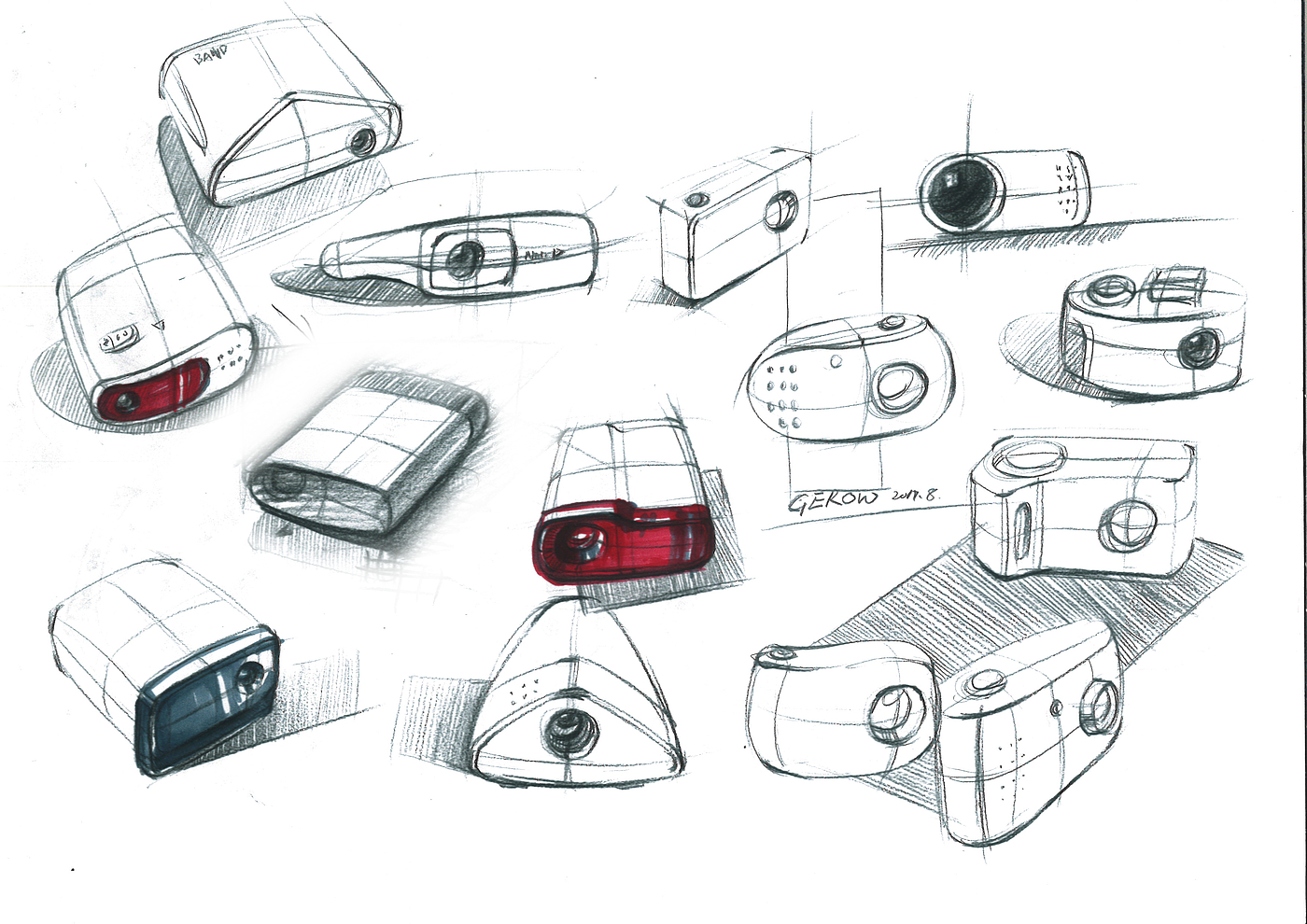 Hand drawn products，