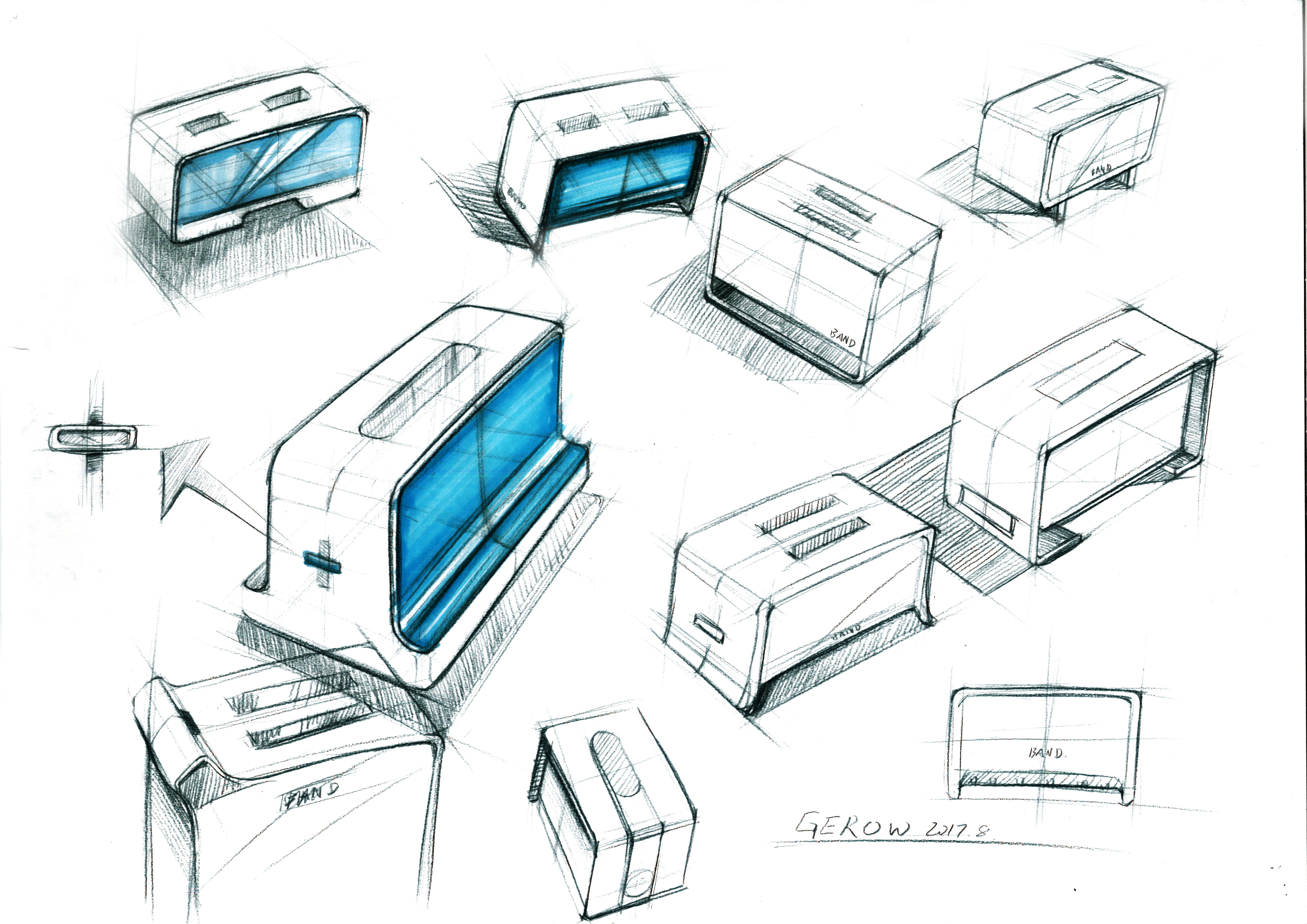 Hand drawn products，