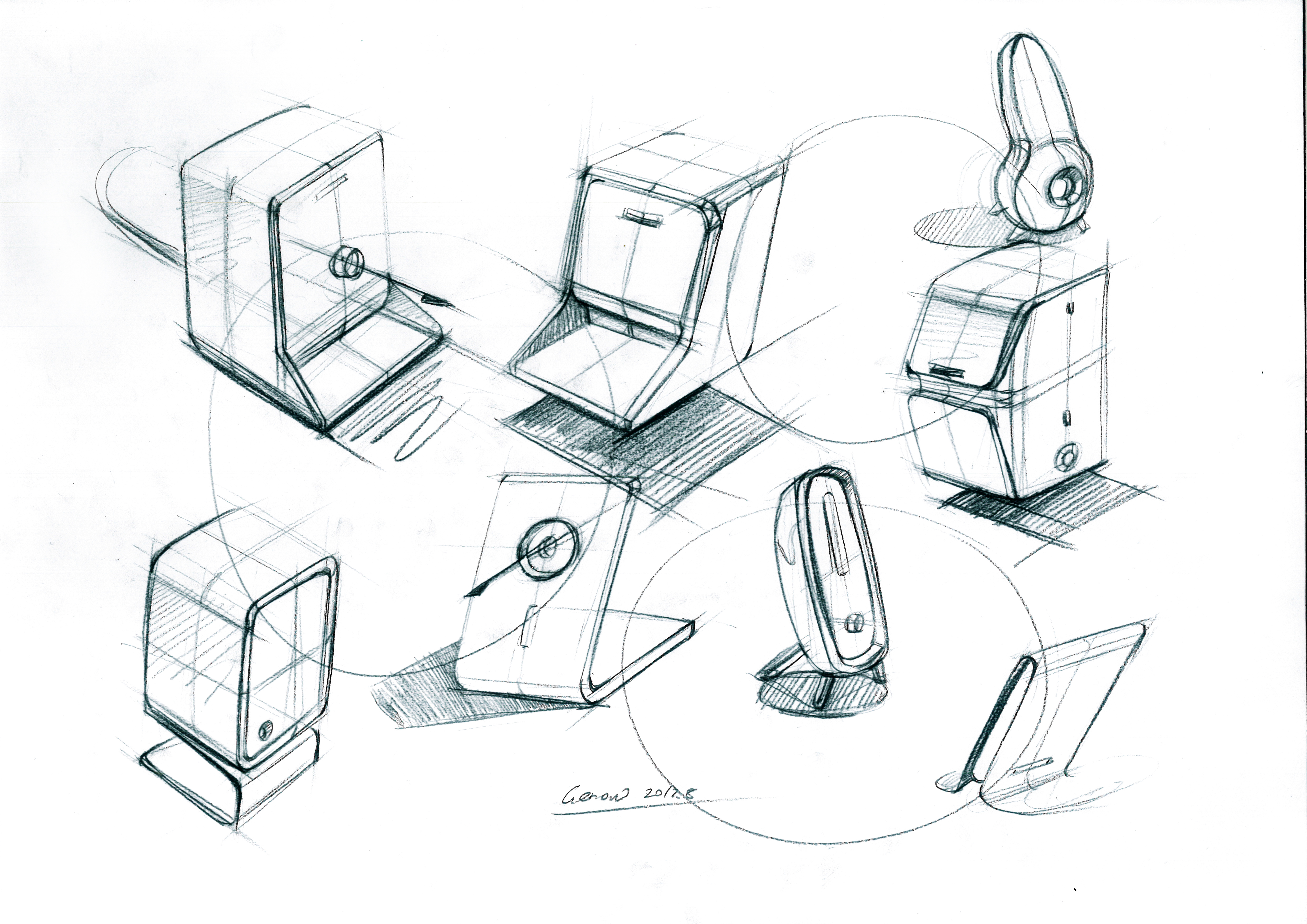 Hand drawn products，