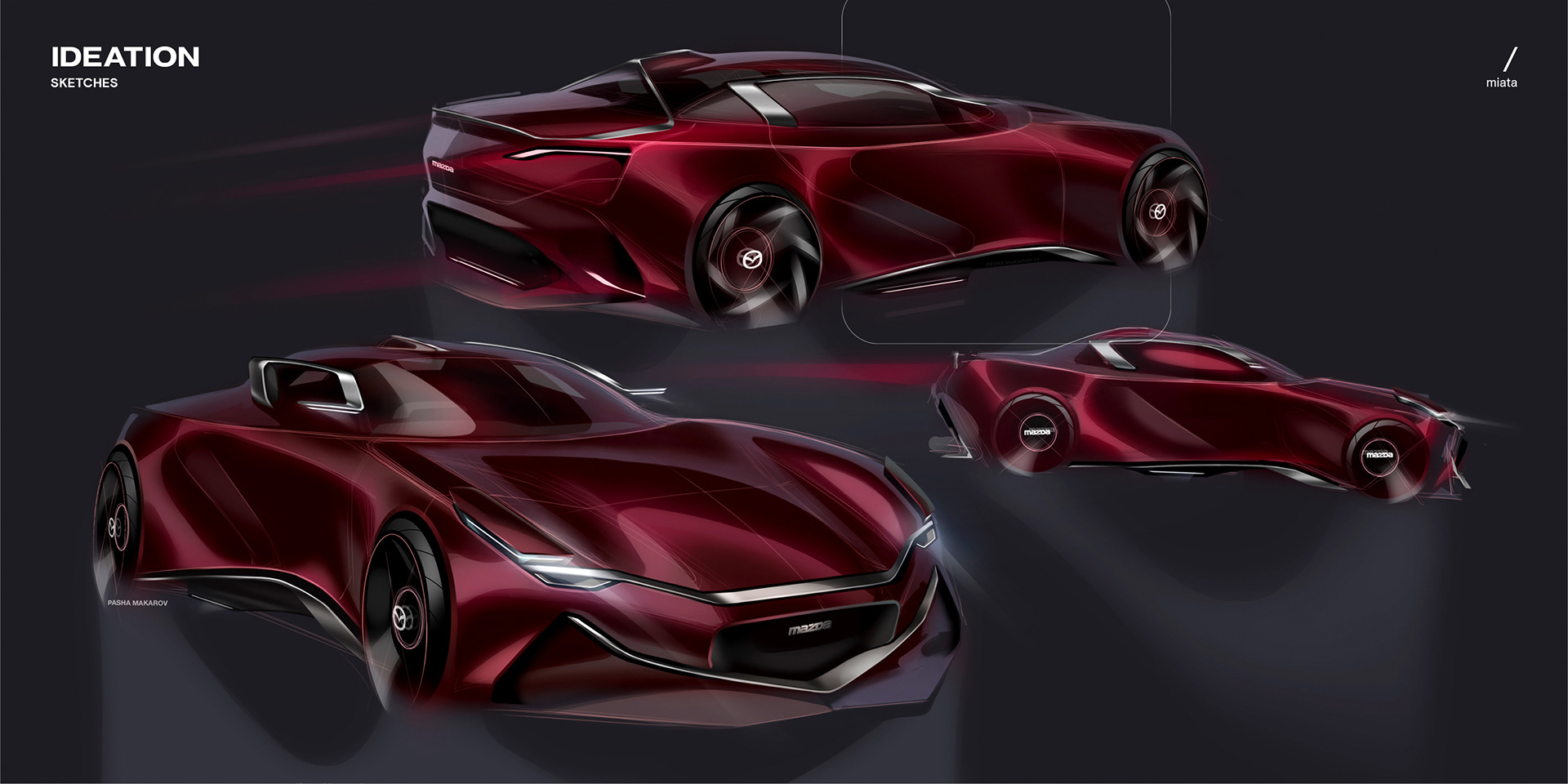 Mazda Miata，gules，Automatic design，industrial design，Mazda，automobile，