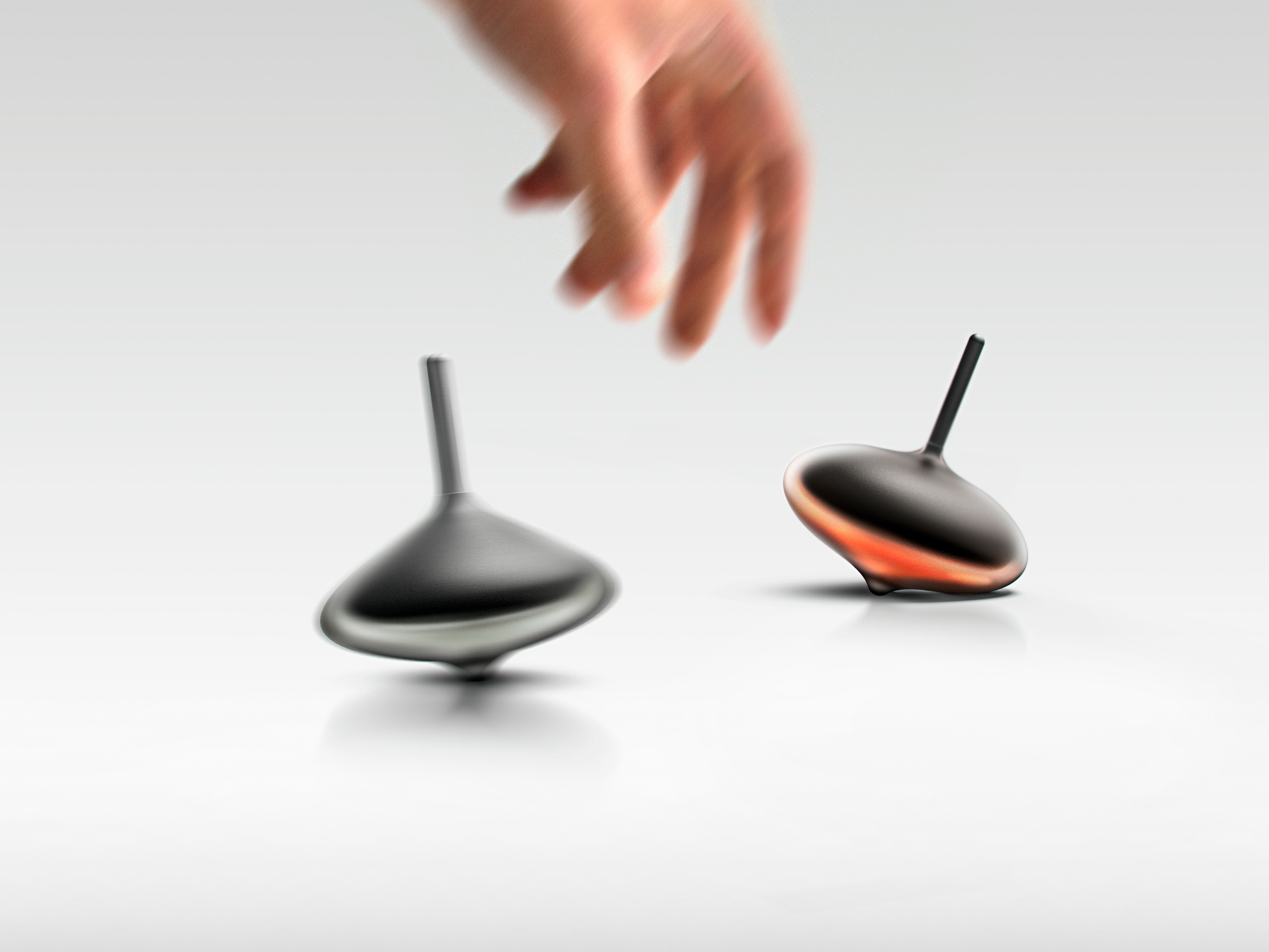 black，Finger spiral，BUBBLE，