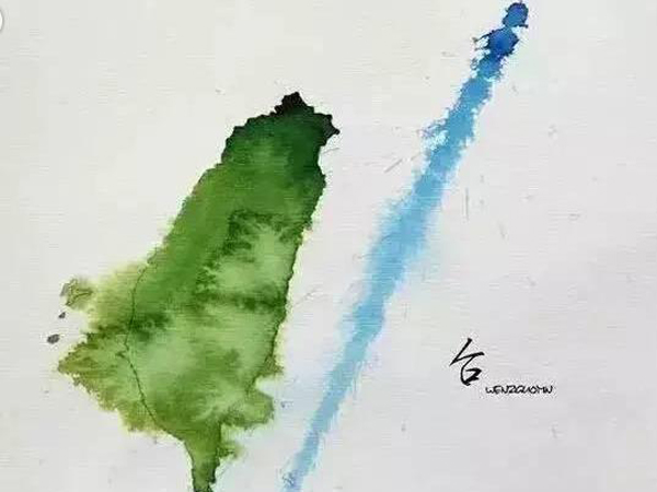 Chinese brush painting，Map，city，sea area，plateau，