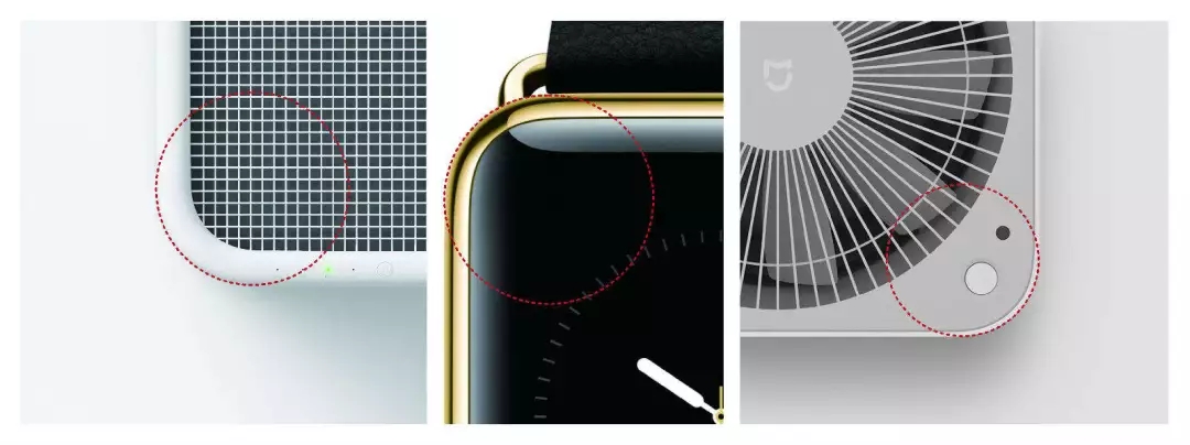 R angle，fillet，Apple，2.5R series，conception，