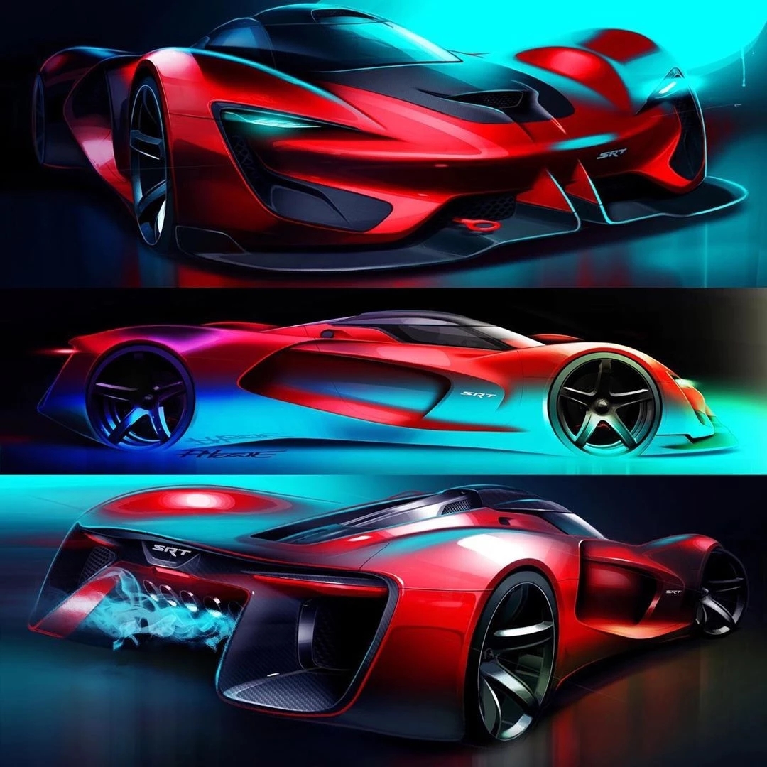 vehicle，Board drawing exercise，Automobile design，