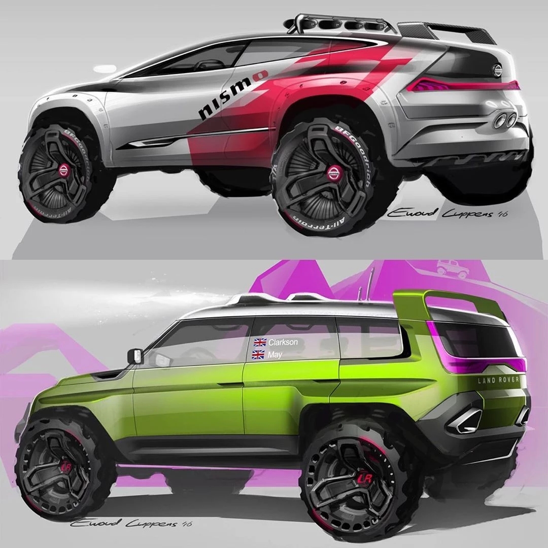 vehicle，Board drawing exercise，Automobile design，