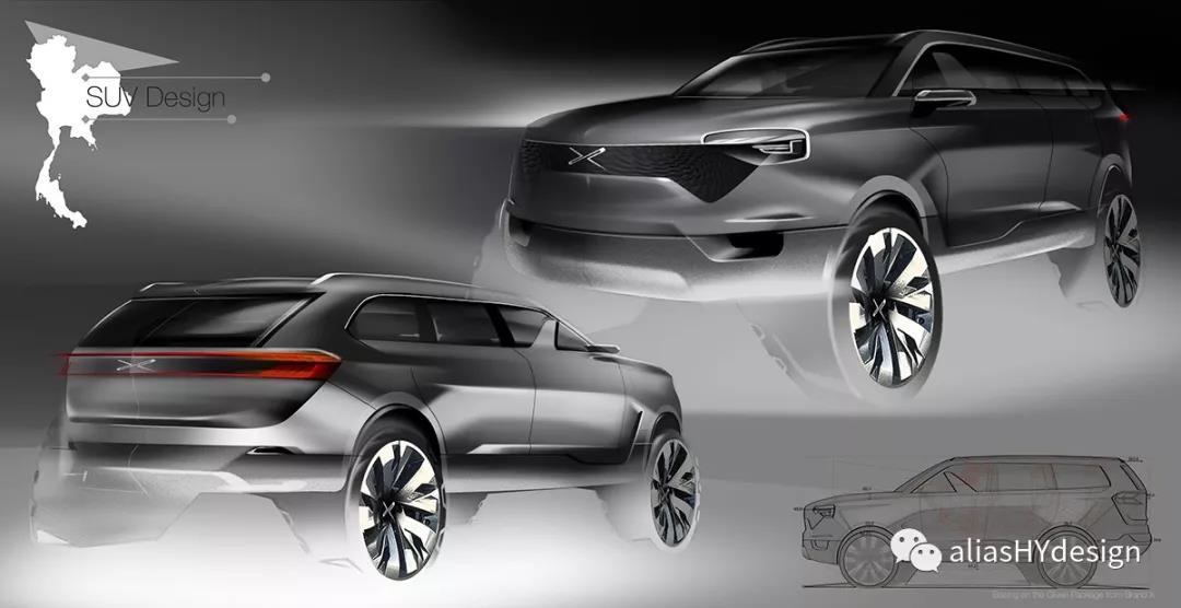 vehicle，Board drawing exercise，Automobile design，