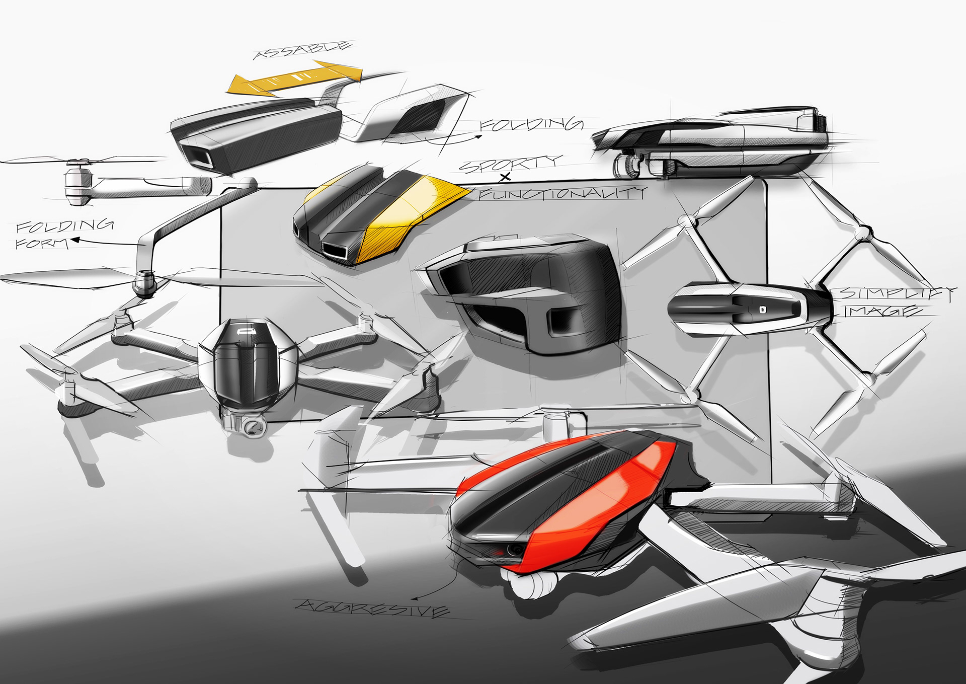 Digital，UAV，Product design，industrial design，