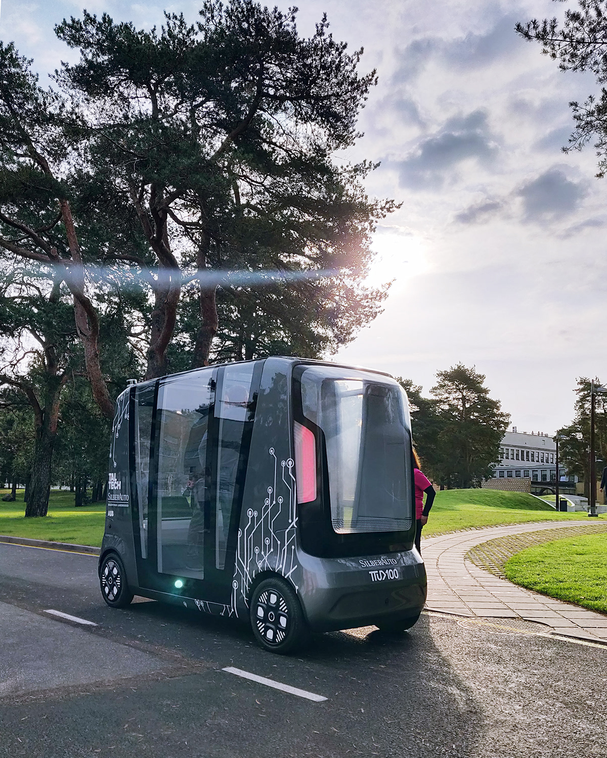 concept，Automatic driving，campus，automatic，