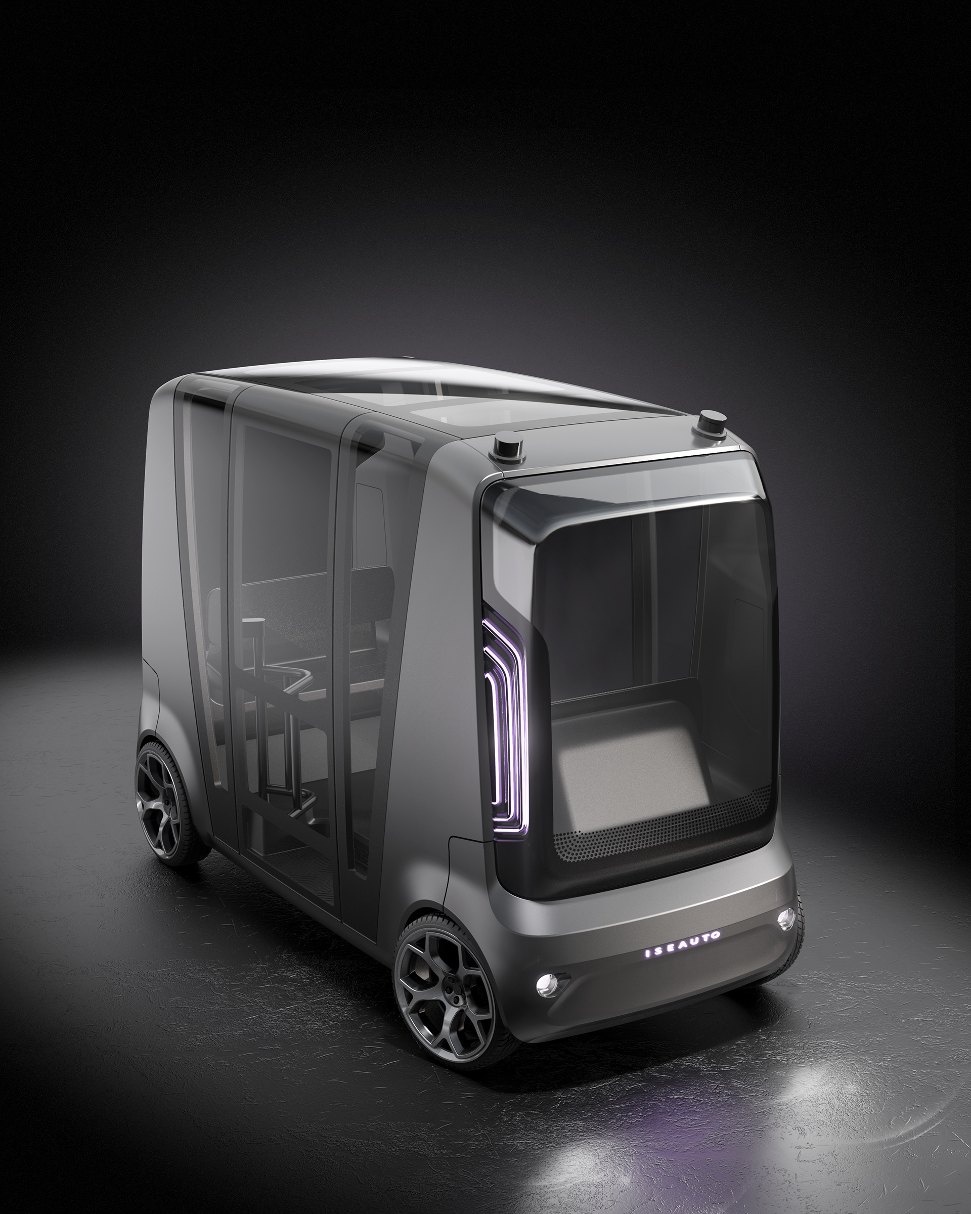 concept，Automatic driving，campus，automatic，