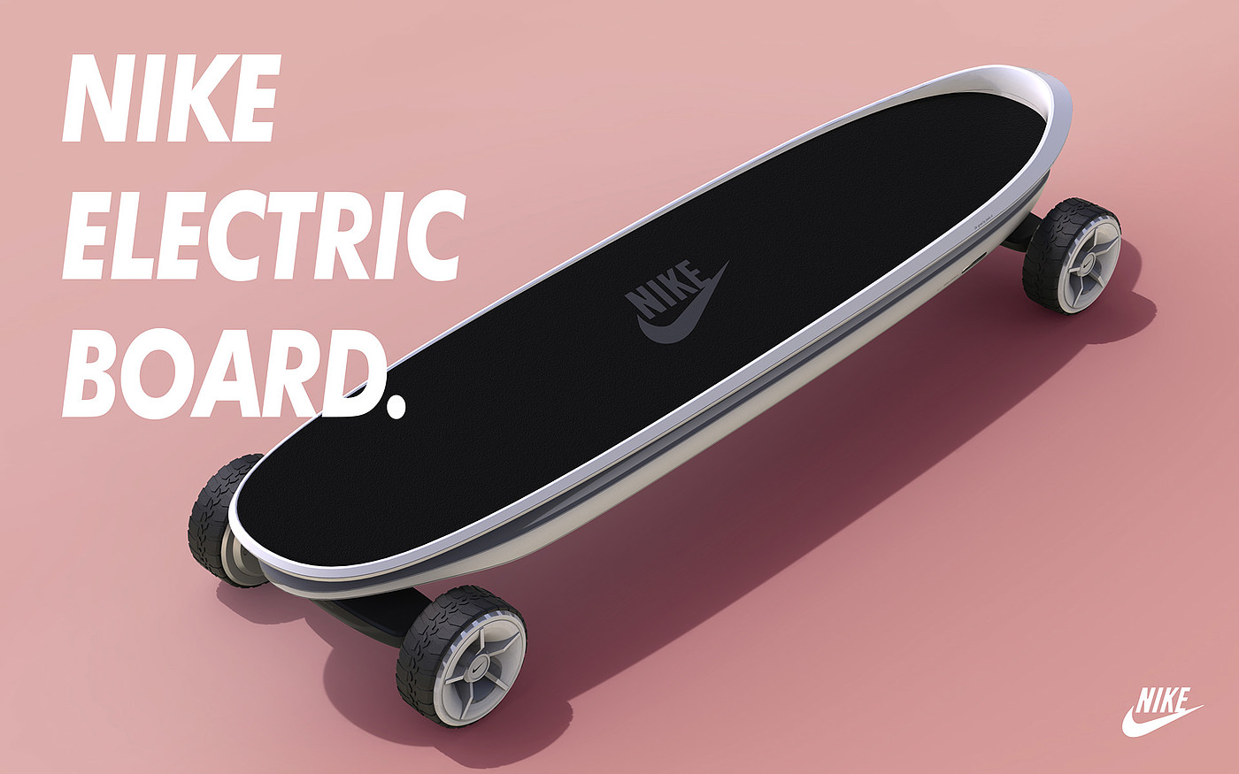 Skate，Personal mobile device，Nike electric cruiser board，industrial design，Nike，