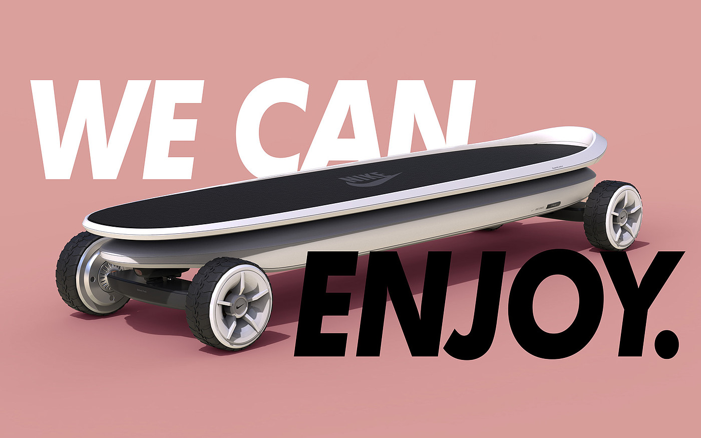 Skate，Personal mobile device，Nike electric cruiser board，industrial design，Nike，