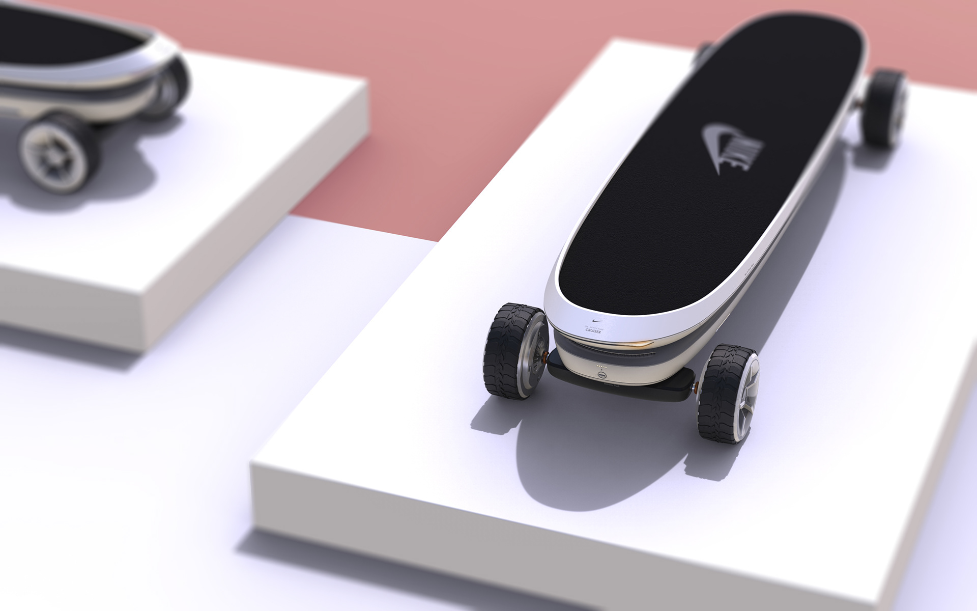 Skate，Personal mobile device，Nike electric cruiser board，industrial design，Nike，
