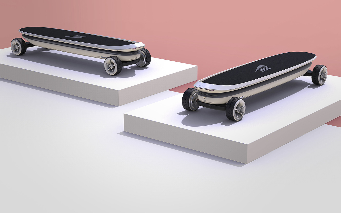 Skate，Personal mobile device，Nike electric cruiser board，industrial design，Nike，