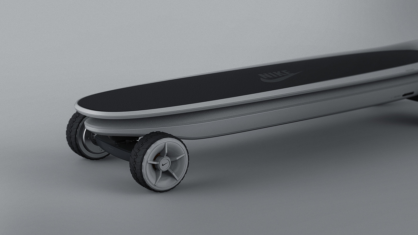 Skate，Personal mobile device，Nike electric cruiser board，industrial design，Nike，