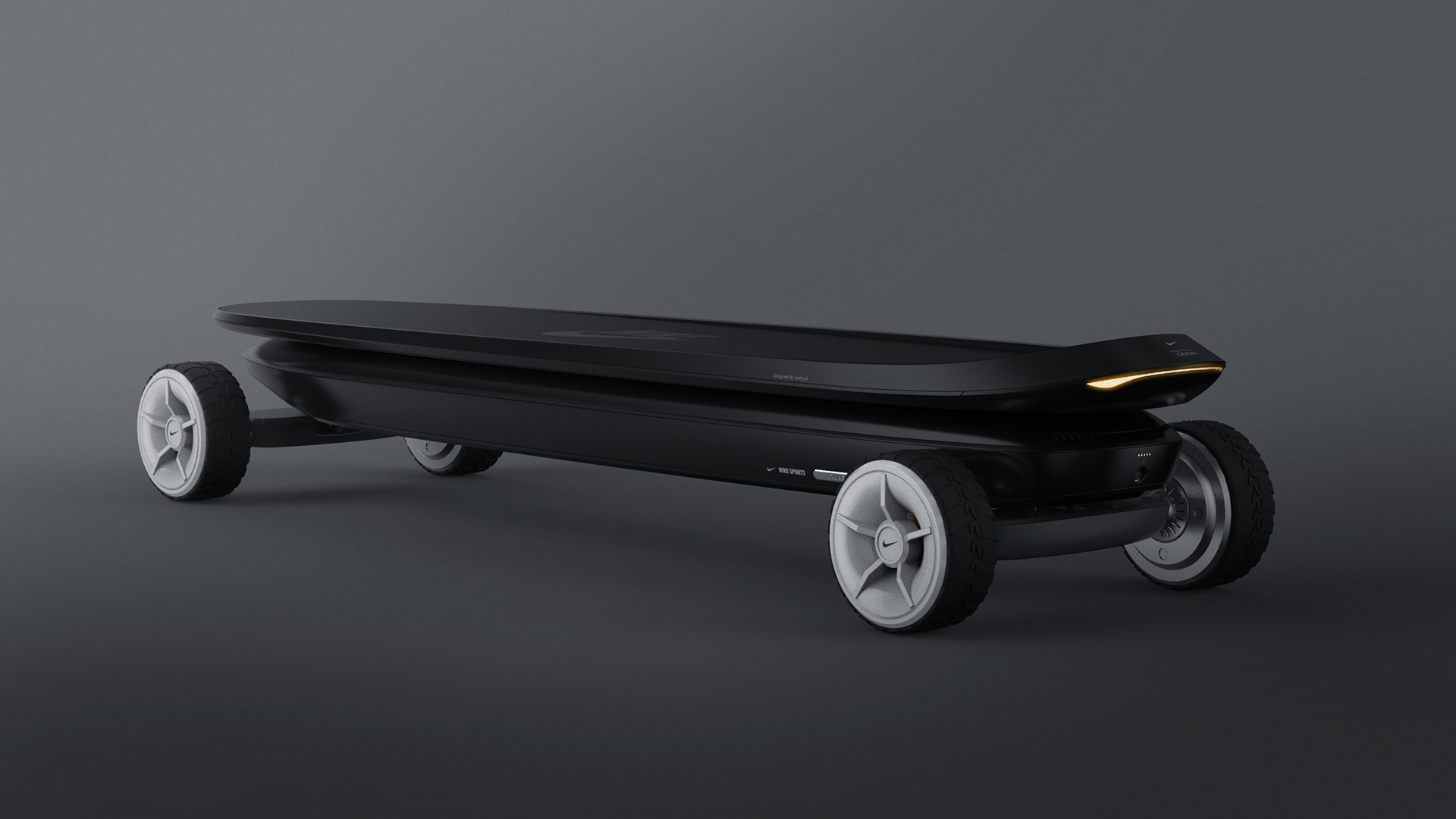 Skate，Personal mobile device，Nike electric cruiser board，industrial design，Nike，