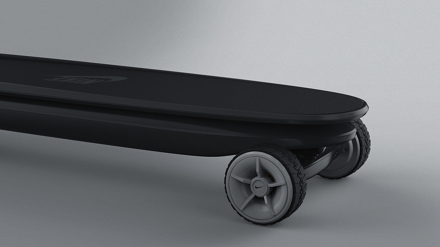 Skate，Personal mobile device，Nike electric cruiser board，industrial design，Nike，