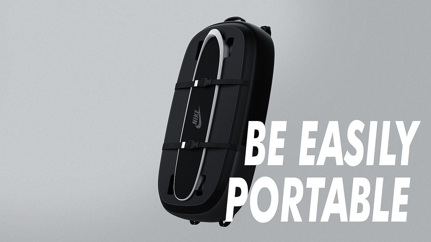 Skate，Personal mobile device，Nike electric cruiser board，industrial design，Nike，