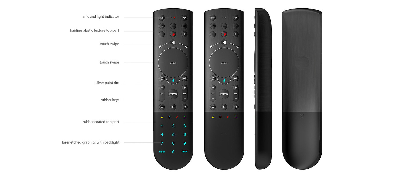 Foxtel，Binge，Remote control，innovate，