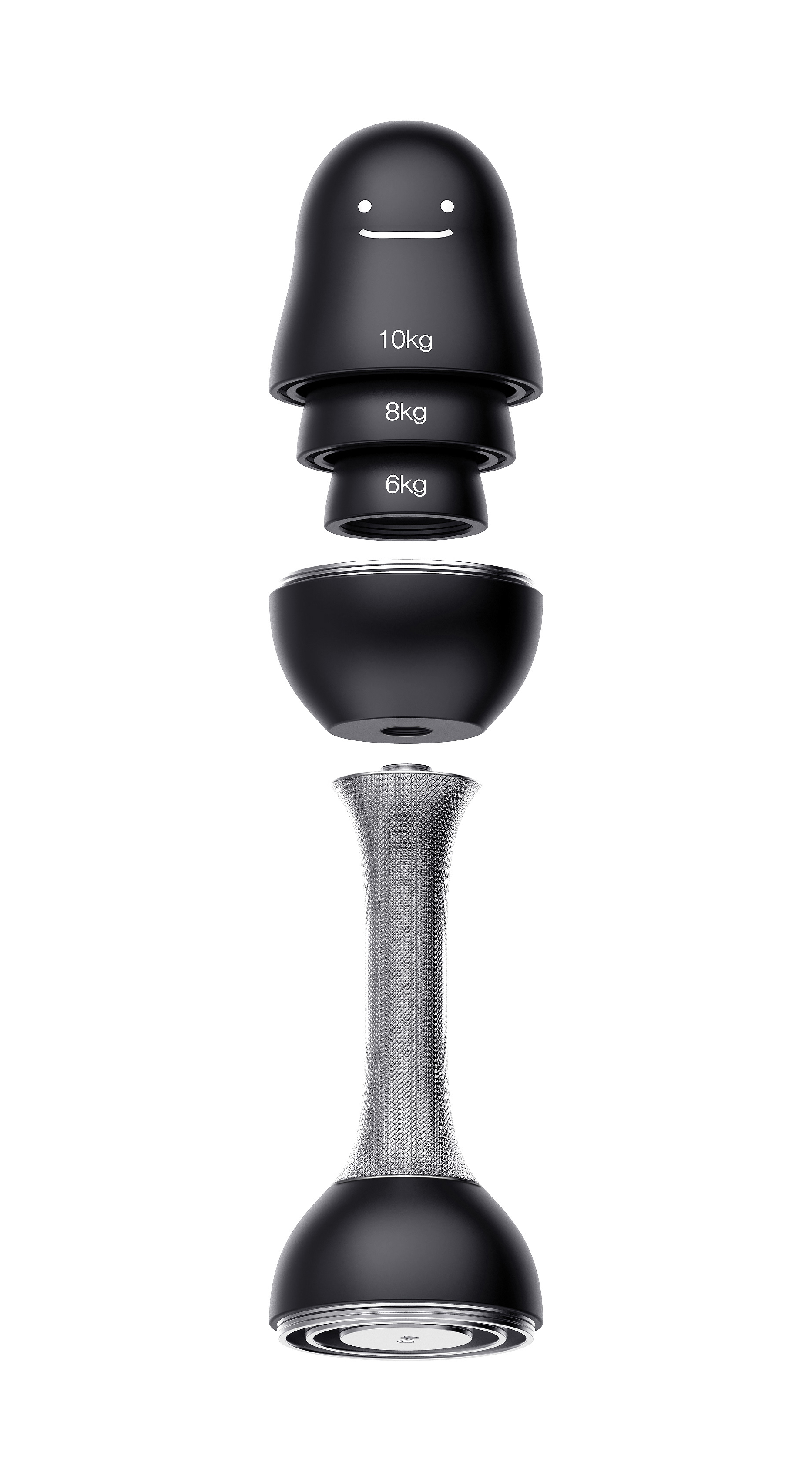 black，Household dumbbell，Matryoshka，