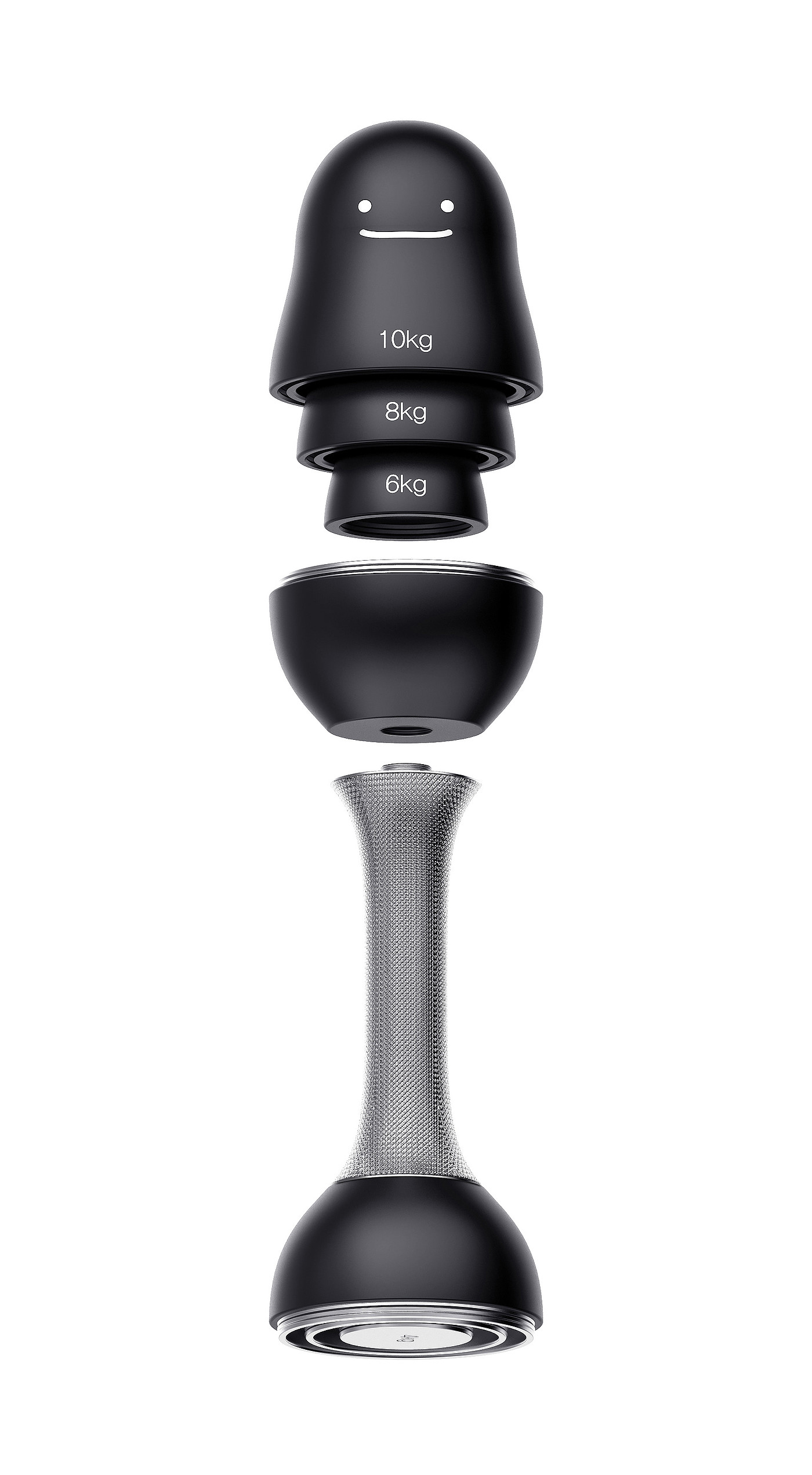 black，Household dumbbell，Matryoshka，