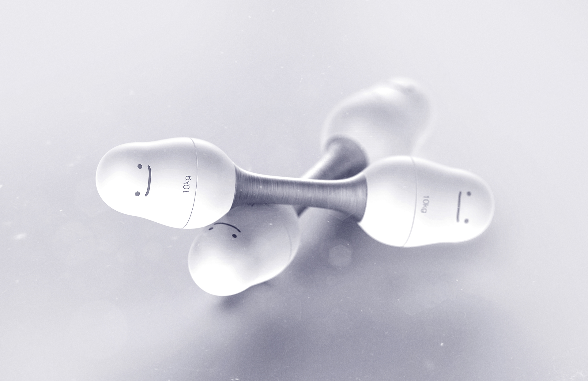 black，Household dumbbell，Matryoshka，