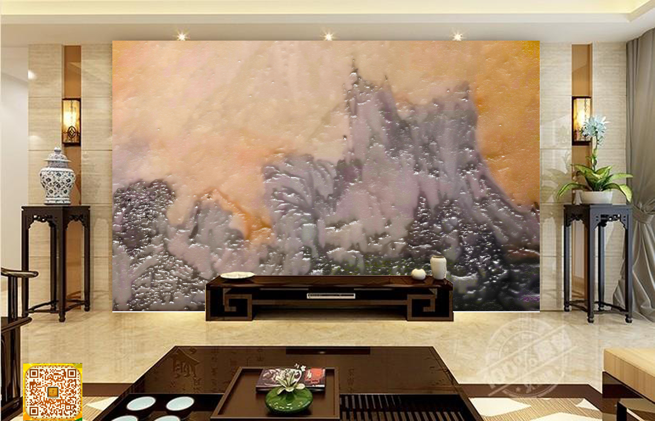 MICAHSO，Intelligent art of human brain，Natural art，Chinese traditional culture，Original mural，