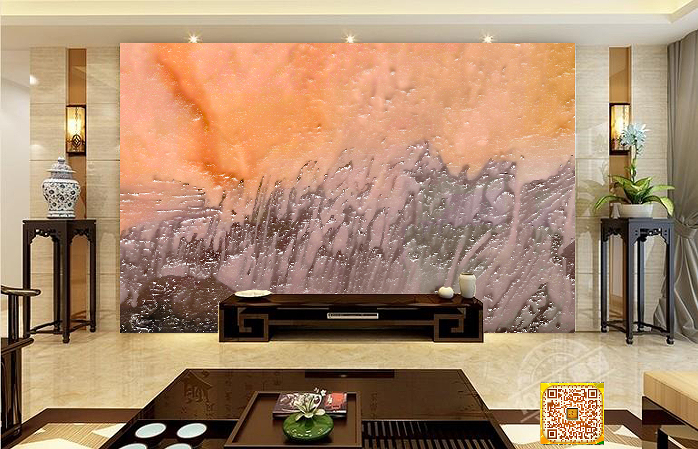 MICAHSO，Intelligent art of human brain，Natural art，Chinese traditional culture，Original mural，