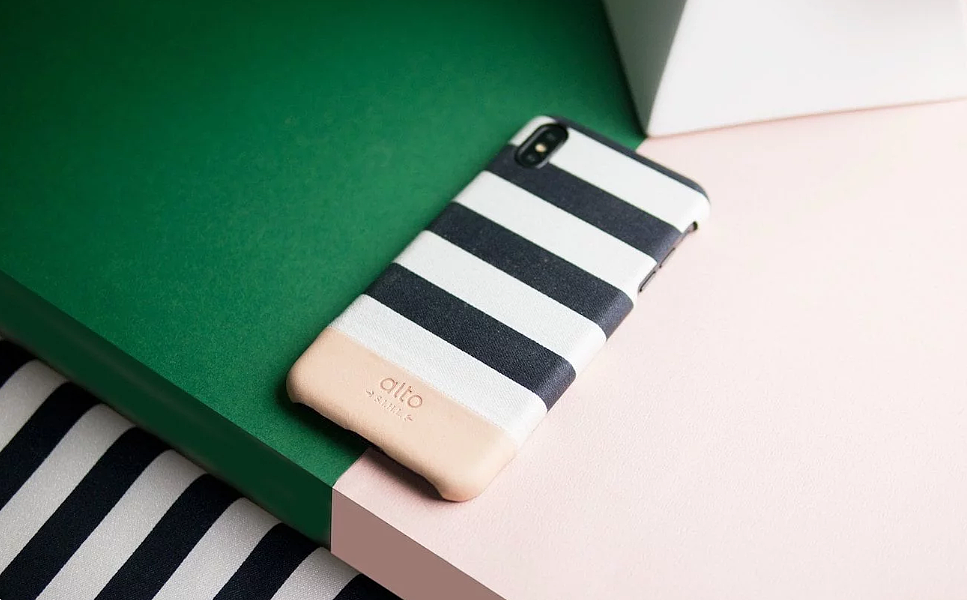 Alto Denim，Leather cover，iPhone Xs，