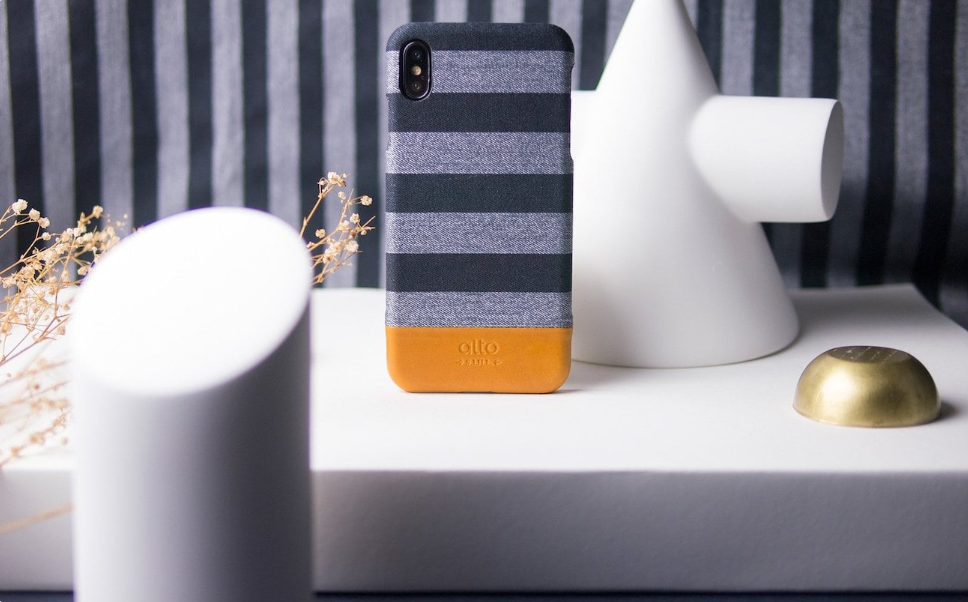 Alto Denim，Leather cover，iPhone Xs，
