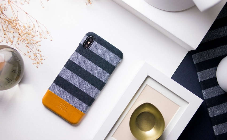 Alto Denim，Leather cover，iPhone Xs，