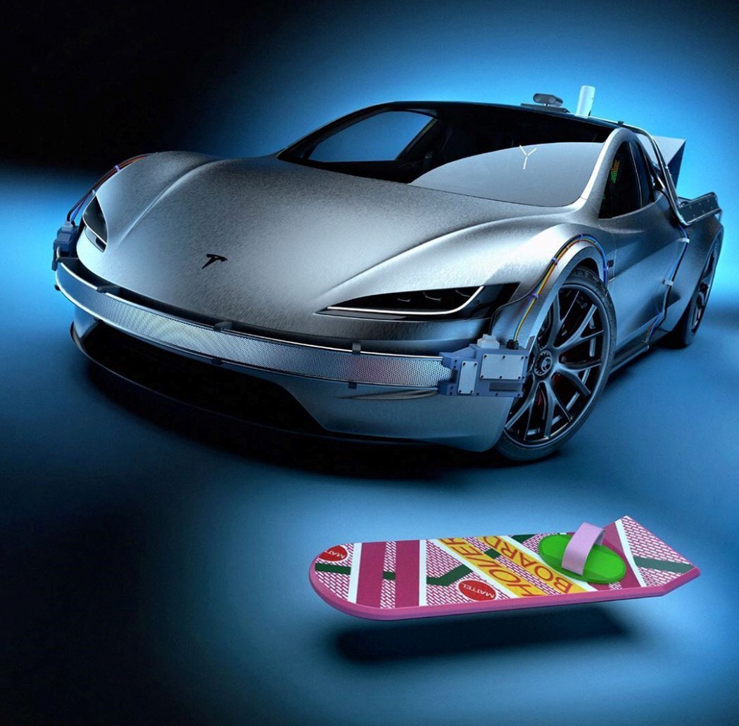 SpaceX，industrial design，tesla ，Tesla，Sports car，automobile，