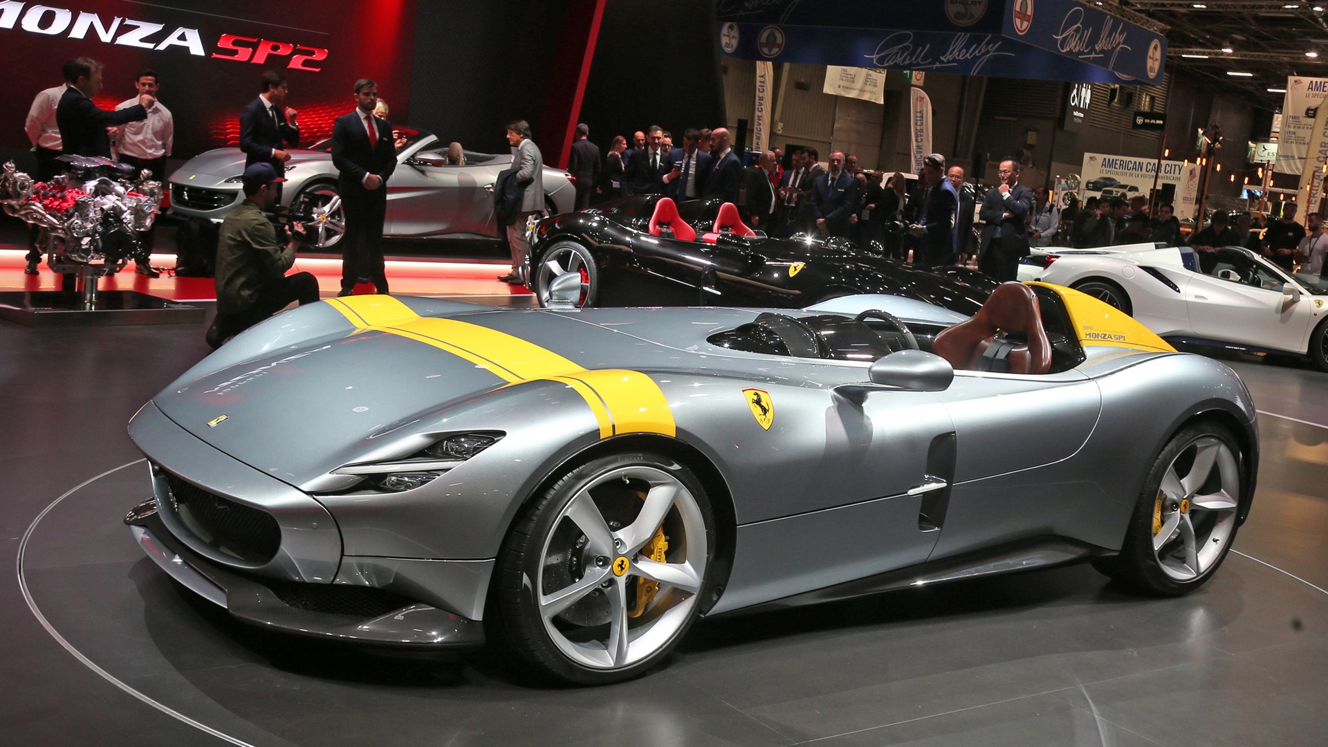 2019 red dot product design award，Ferrari Monza SP1，Sports car，Red dot best design award，best of best ，