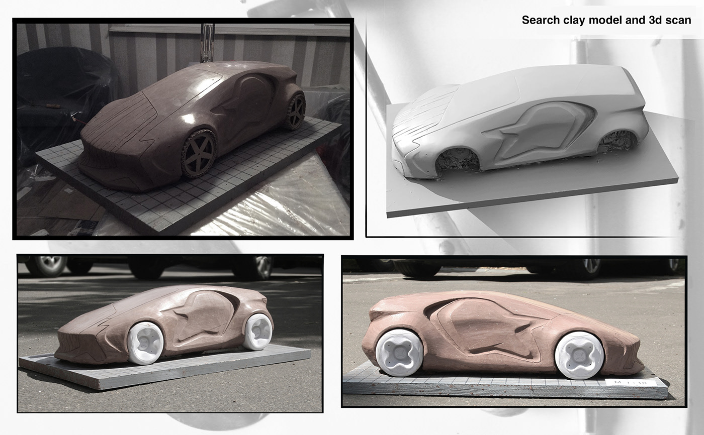 Concept car，deconstruction，Sports car，