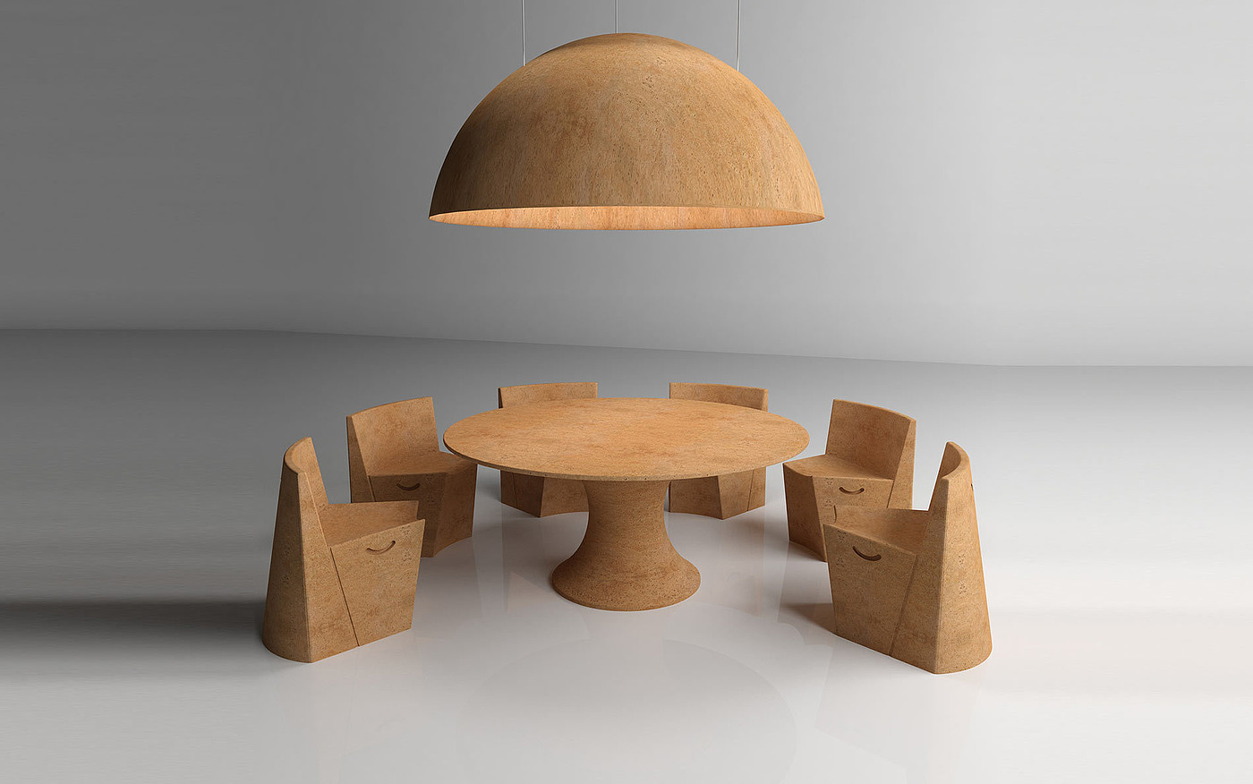 cork，furniture，Table，chair，floodlight，