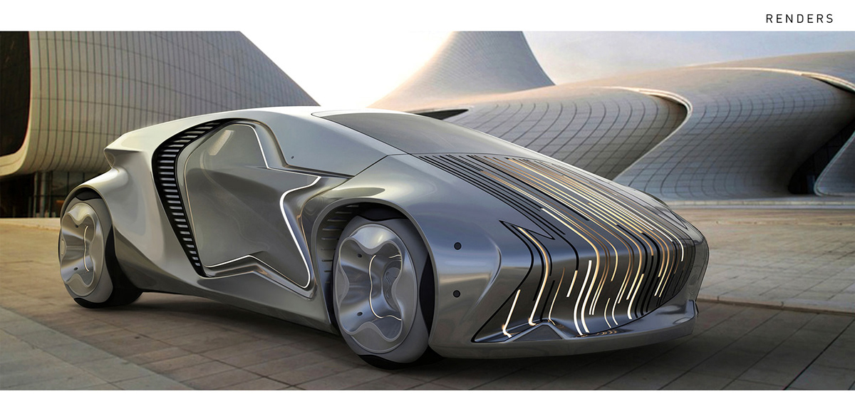 Concept car，deconstruction，Sports car，
