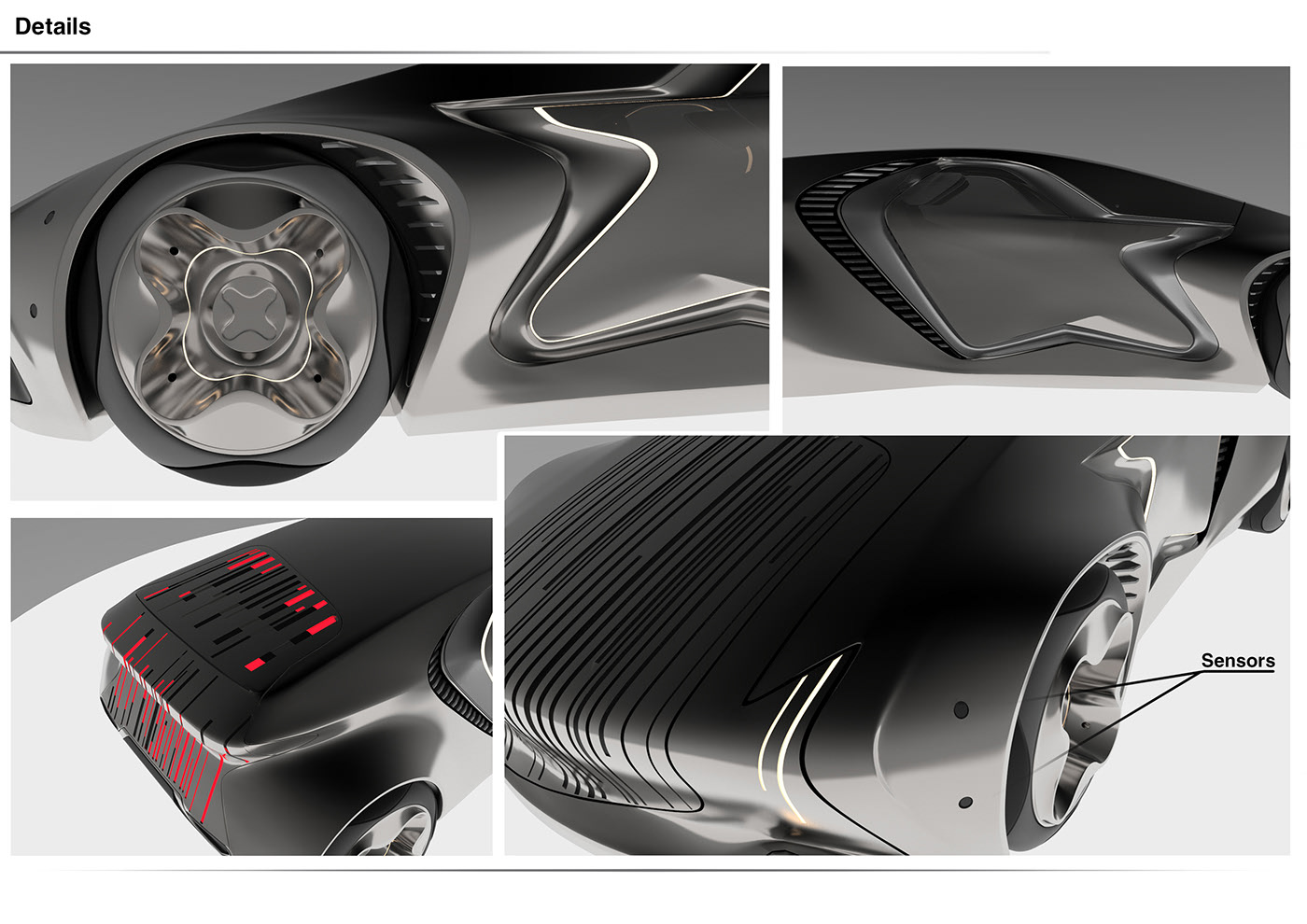 Concept car，deconstruction，Sports car，