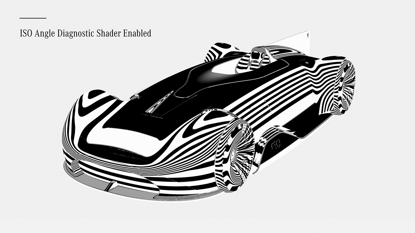 3D rendering，Automobile design，Mercedes EQ，