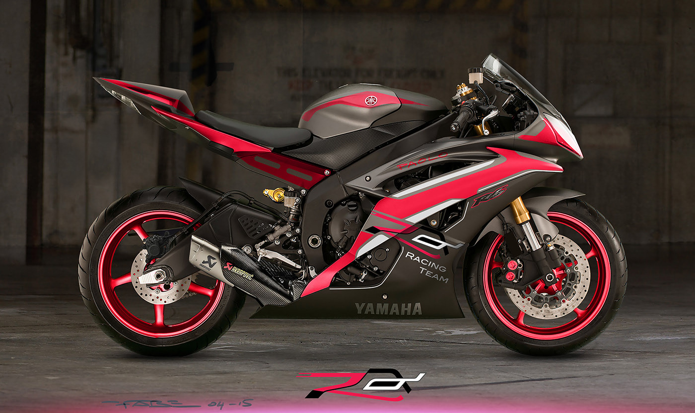 Painting work，graphic design ，vehicle，motorcycle，