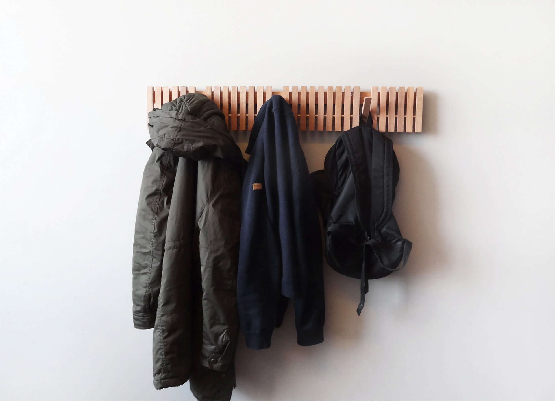 Log clothes hook，furniture design ，Malimba wood wall hanging，Clothes hook，