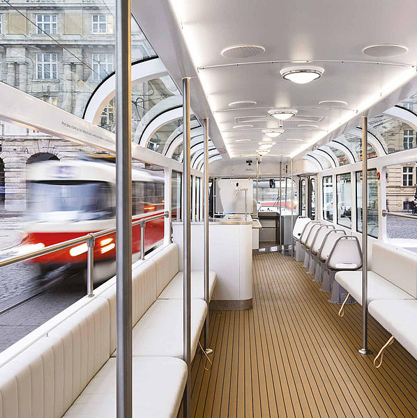 tram，2019 red dot product design award，Honourable mention，T3 Tatra，tram，sightseeing，T3 cut-off，
