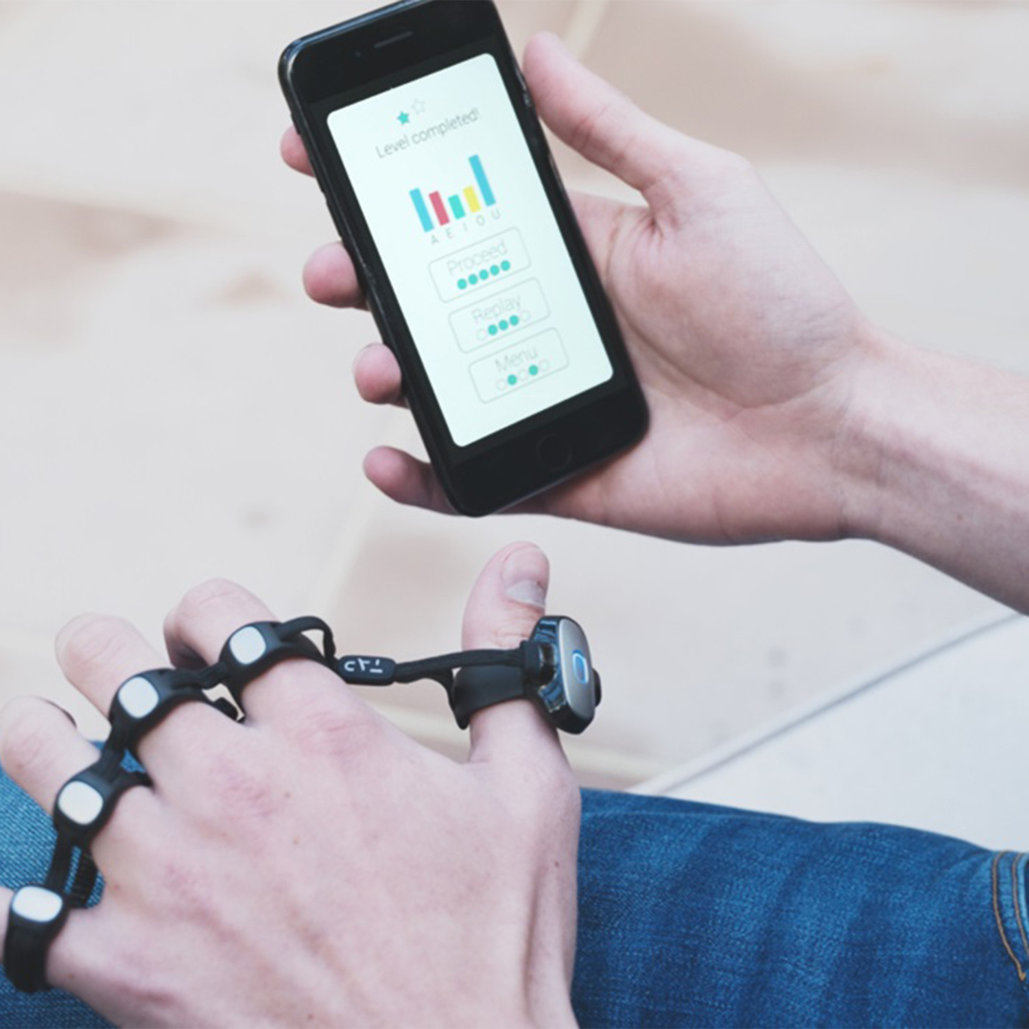 2019 red dot product design award，Honourable mention，Tap，keyboard，Mouse，