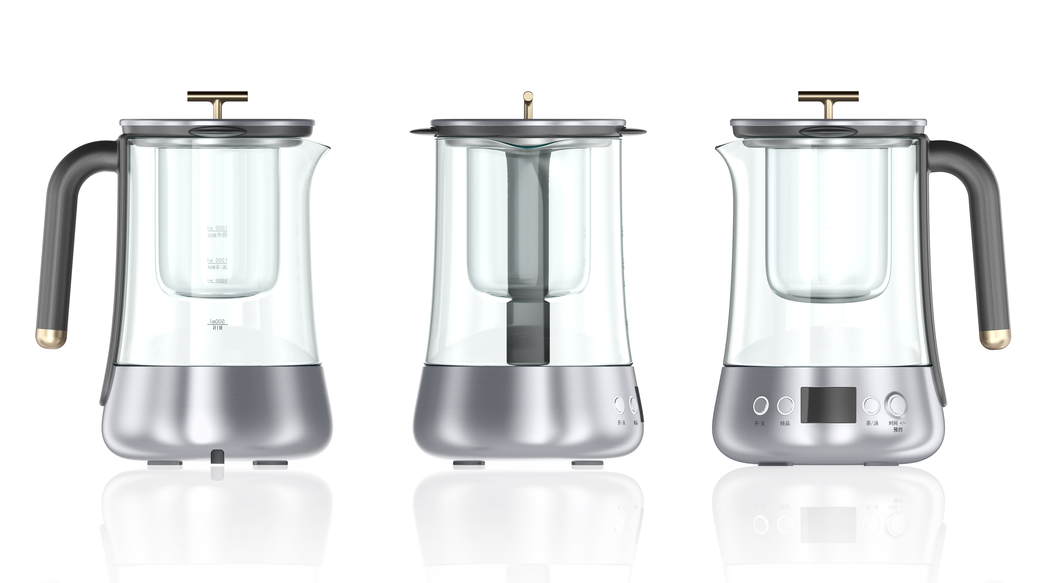 industrial design，product design，Teapot design，Electric kettle design，Small household appliance design，Creative small household appliances，