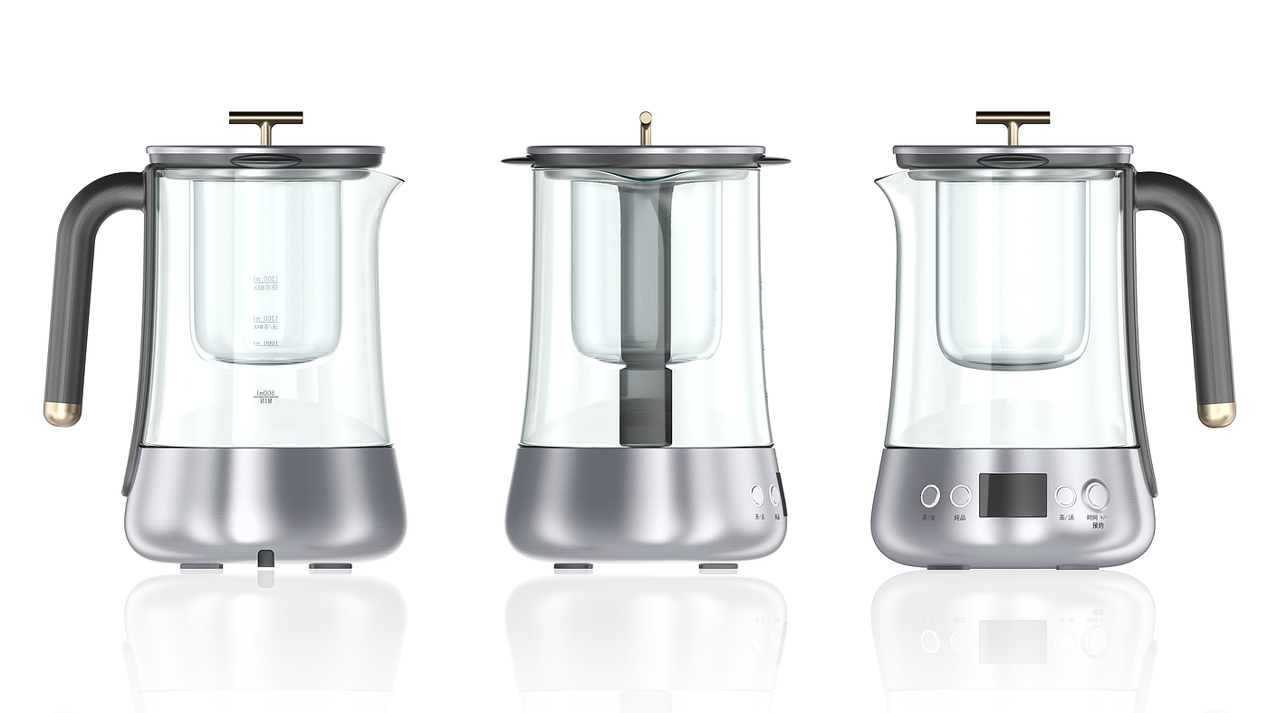 industrial design，product design，Teapot design，Electric kettle design，Small household appliance design，Creative small household appliances，